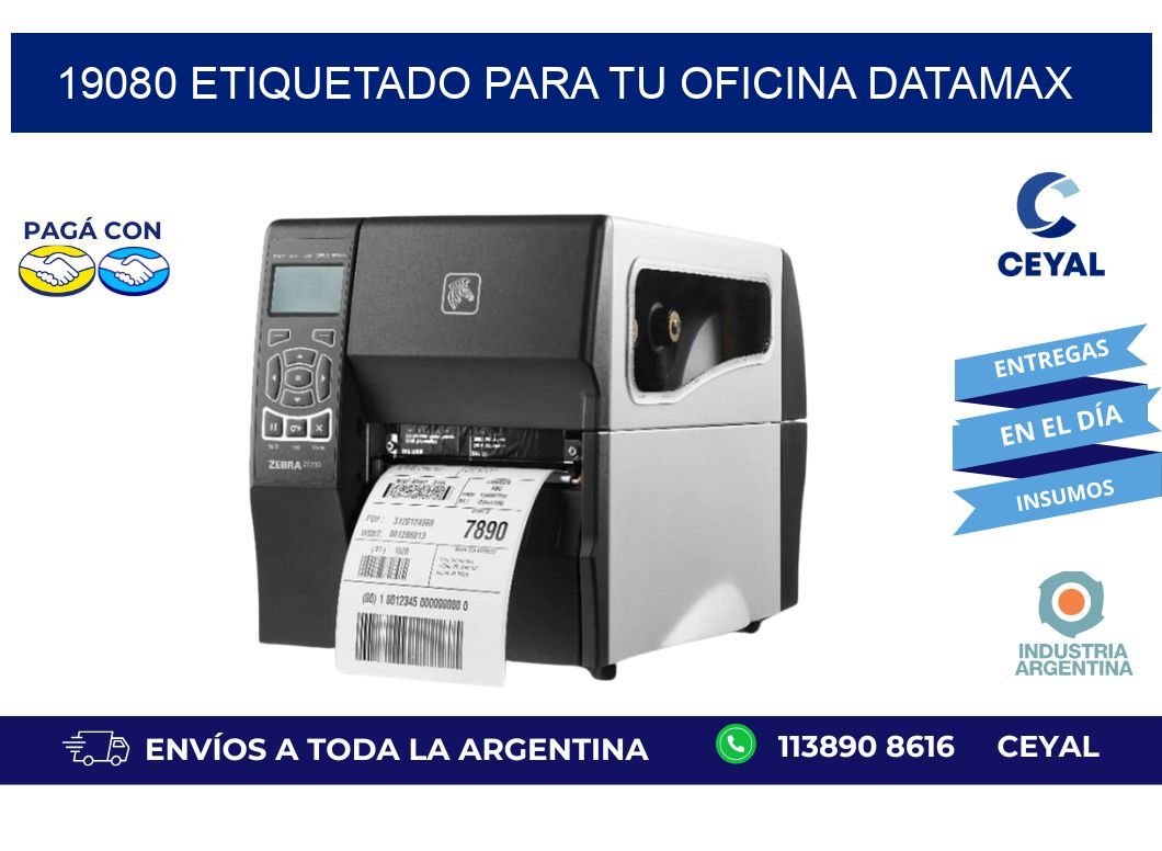 19080 ETIQUETADO PARA TU OFICINA DATAMAX