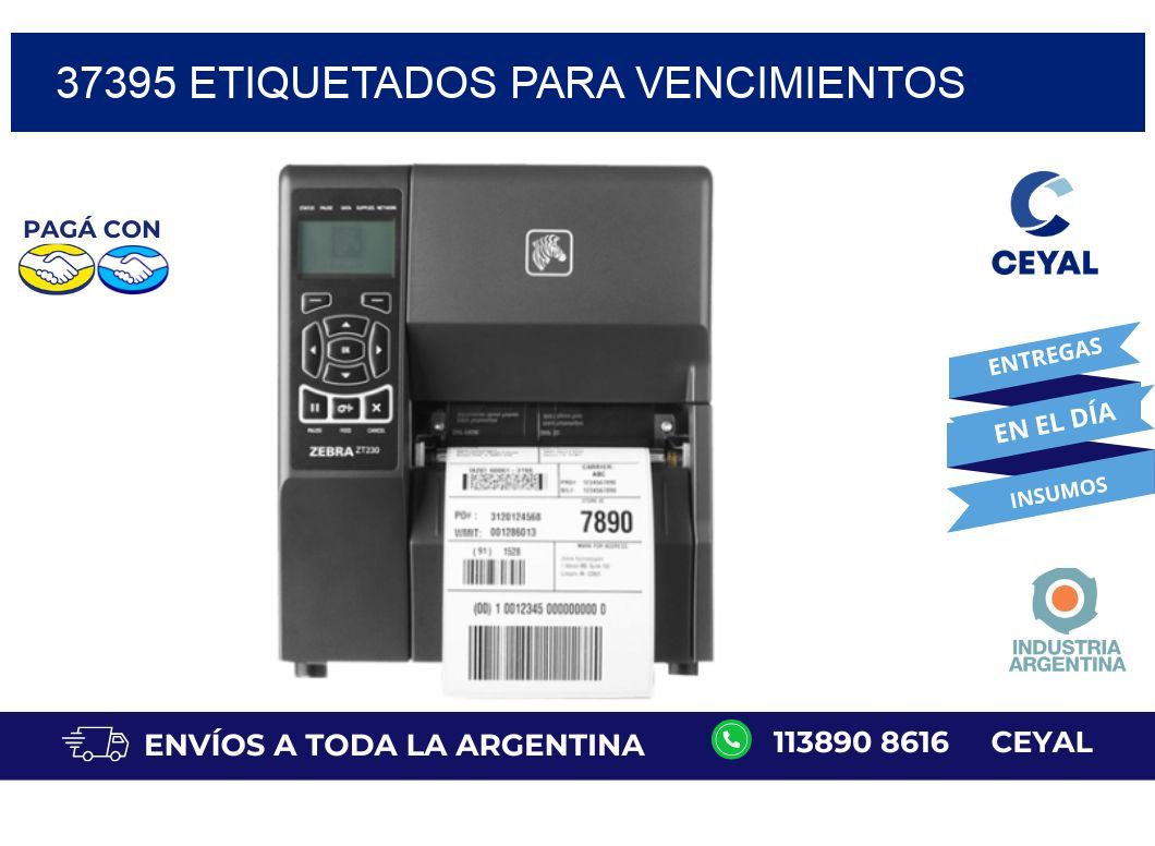 37395 ETIQUETADOS PARA VENCIMIENTOS