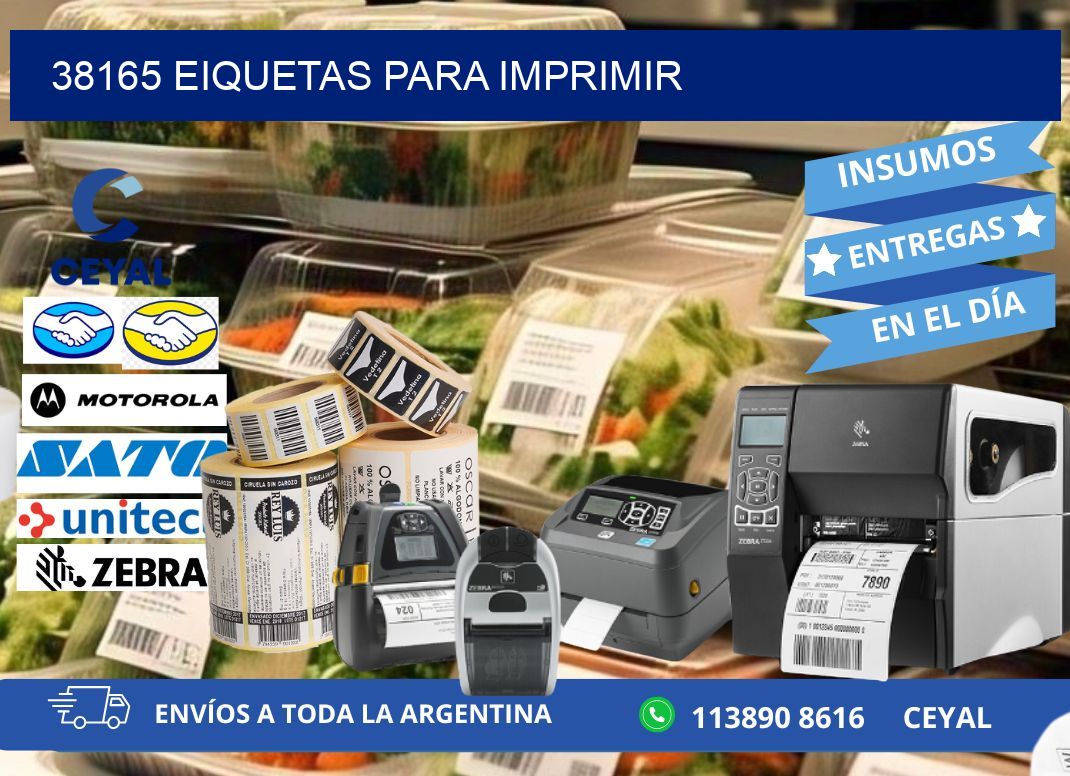 38165 EIQUETAS PARA IMPRIMIR