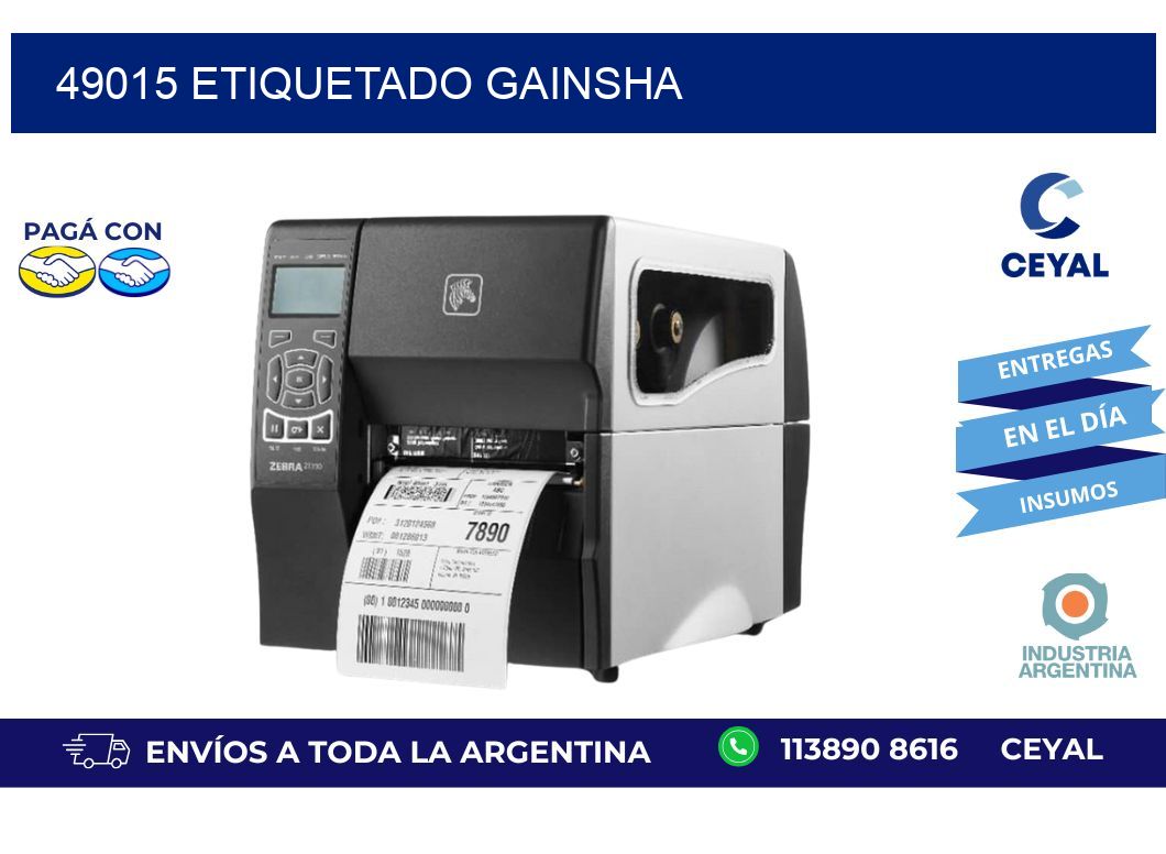 49015 ETIQUETADO GAINSHA