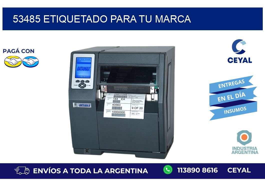 53485 ETIQUETADO PARA TU MARCA