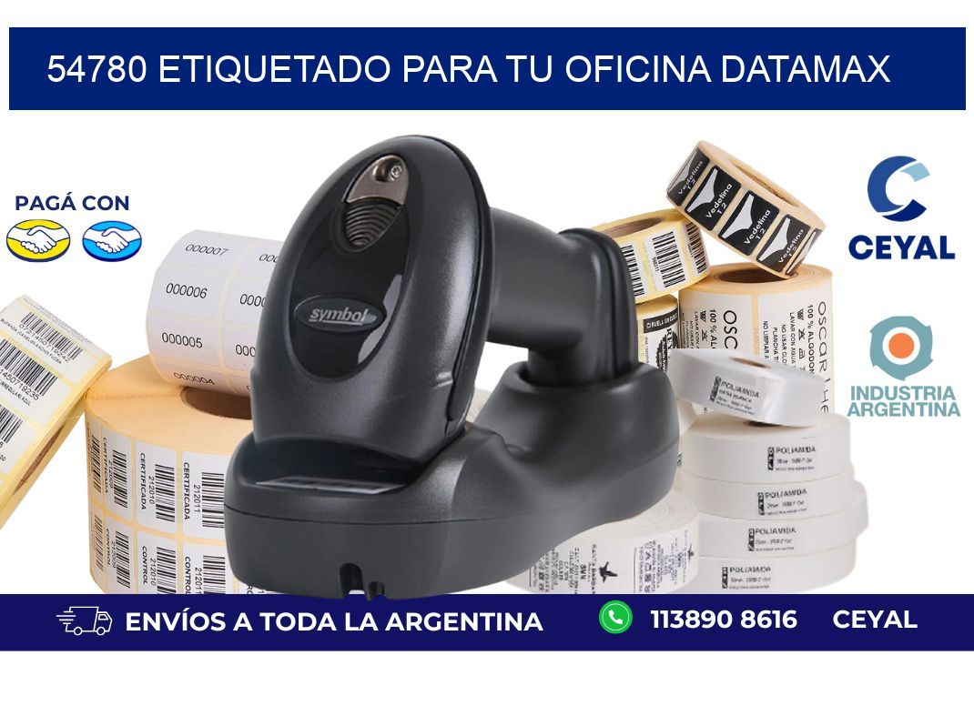 54780 ETIQUETADO PARA TU OFICINA DATAMAX