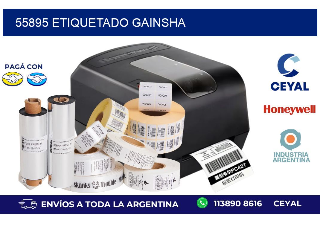 55895 ETIQUETADO GAINSHA