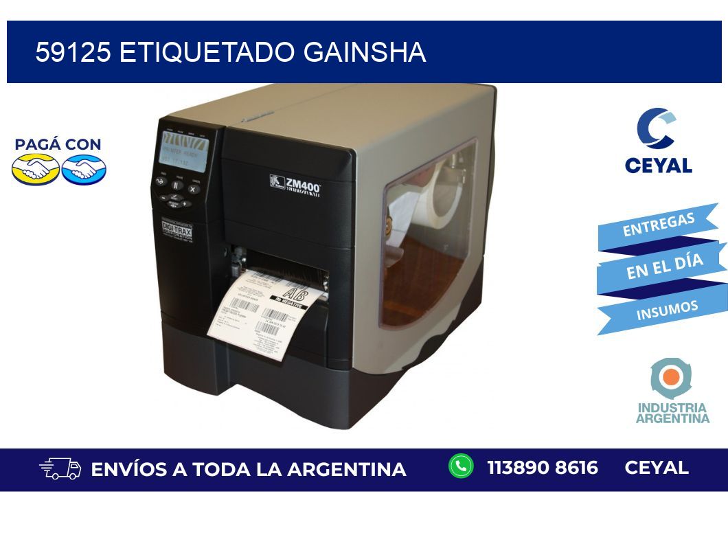 59125 ETIQUETADO GAINSHA