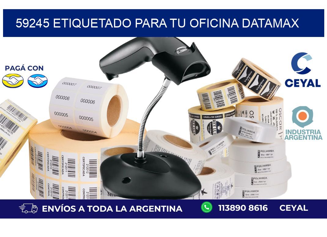 59245 ETIQUETADO PARA TU OFICINA DATAMAX
