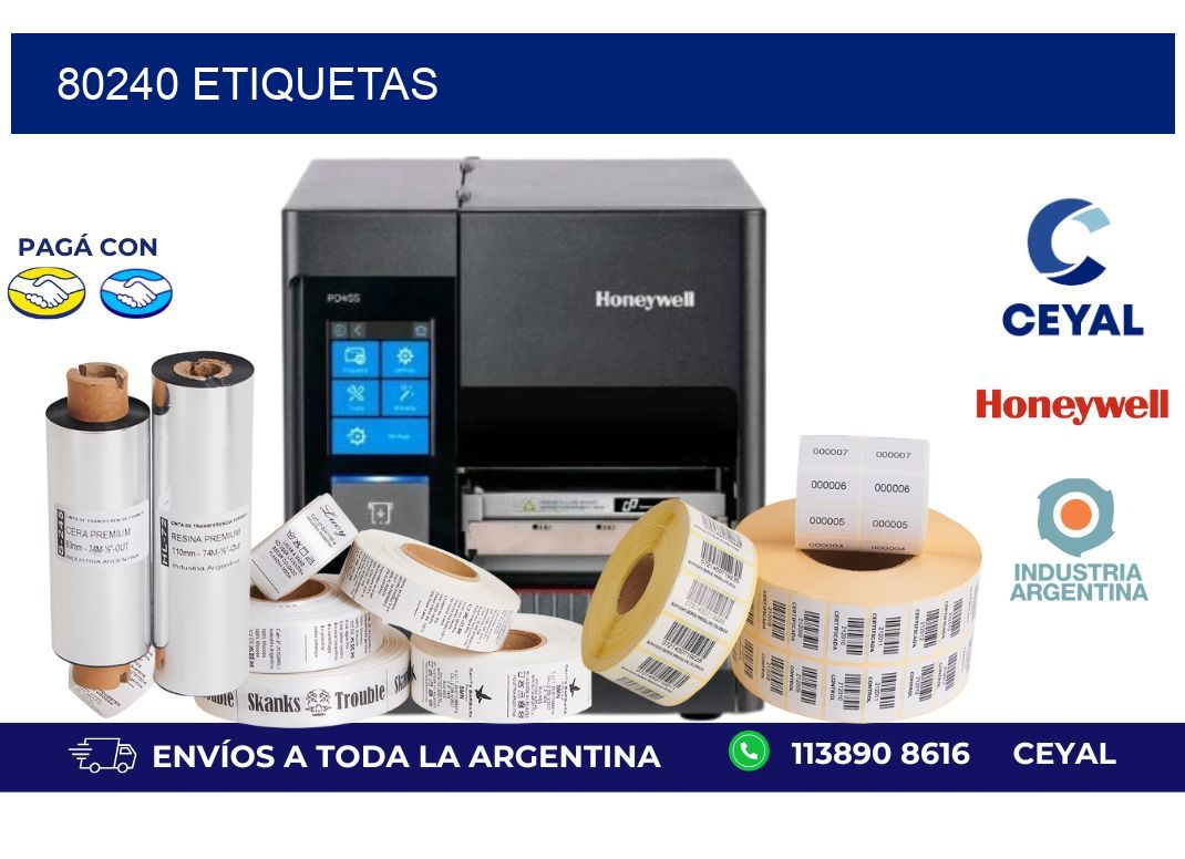 80240 ETIQUETAS