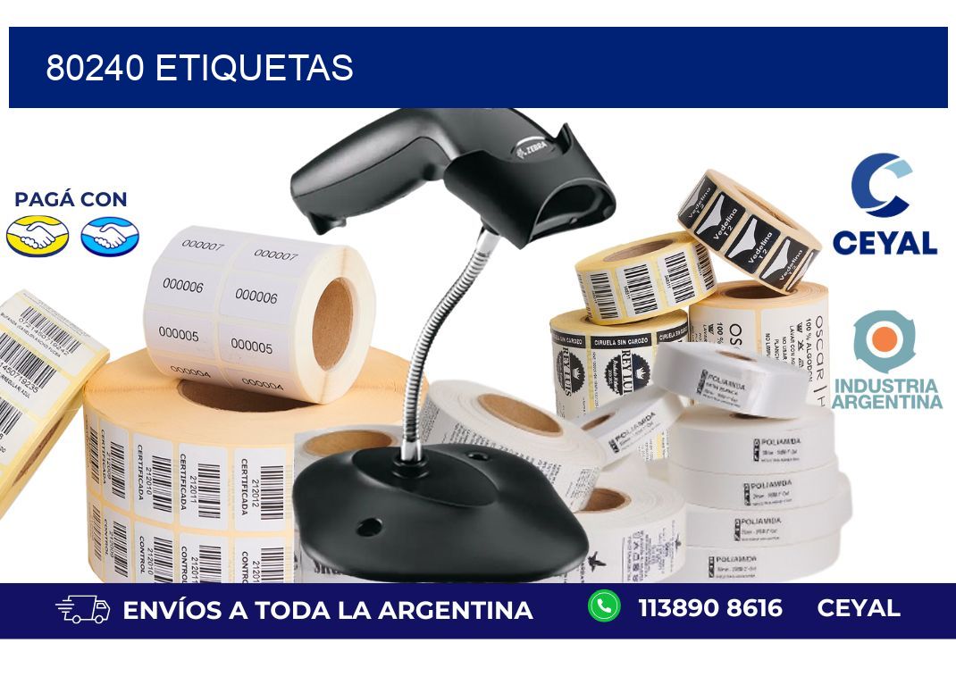 80240 ETIQUETAS