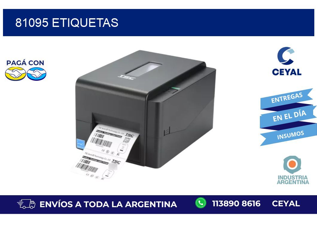 81095 ETIQUETAS