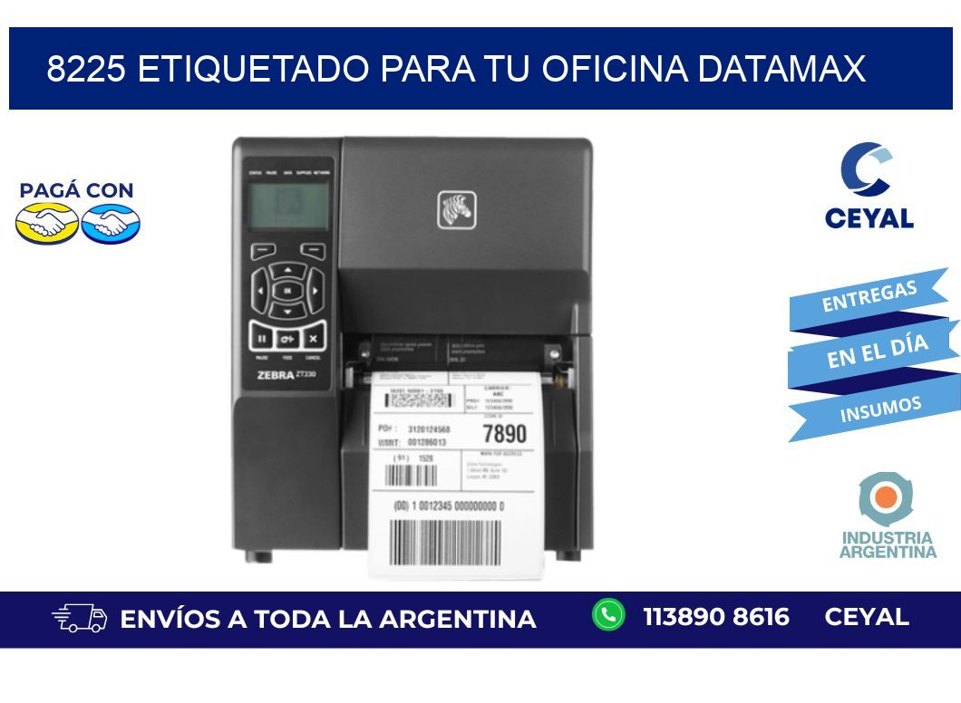 8225 ETIQUETADO PARA TU OFICINA DATAMAX