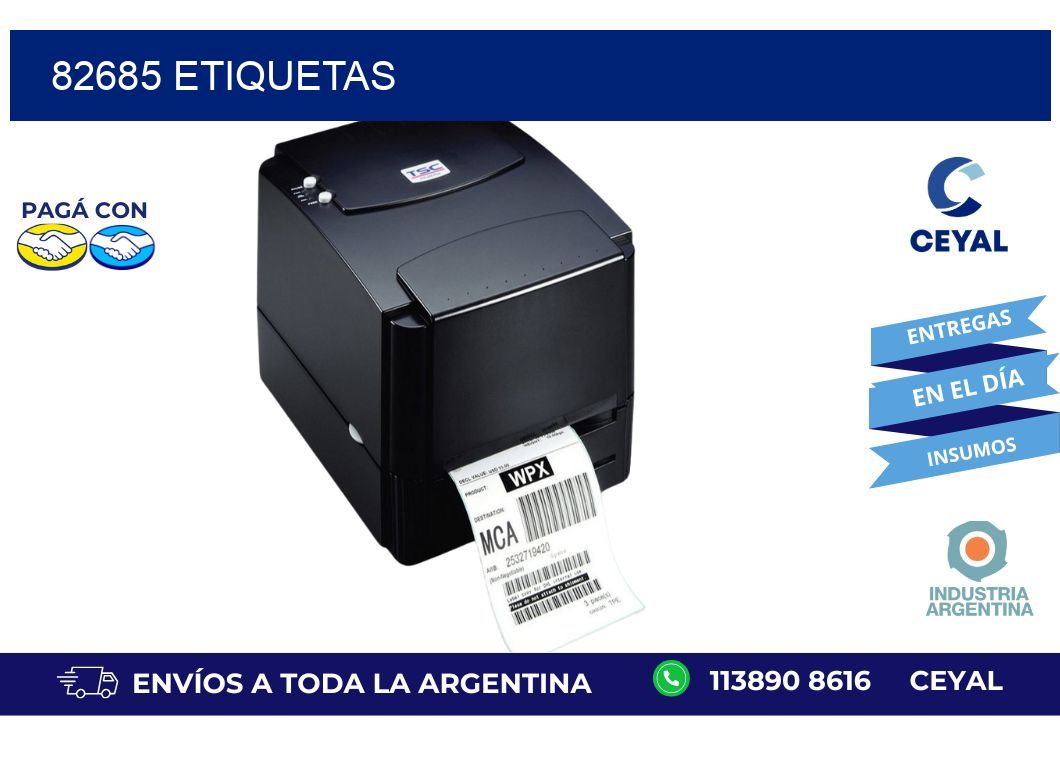 82685 ETIQUETAS