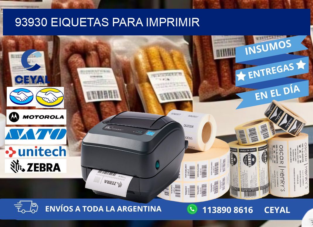 93930 EIQUETAS PARA IMPRIMIR