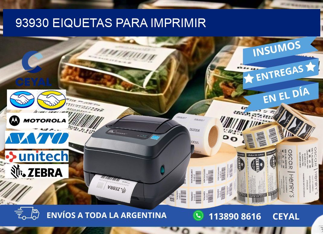 93930 EIQUETAS PARA IMPRIMIR