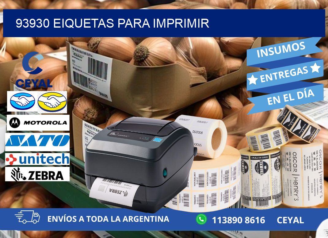 93930 EIQUETAS PARA IMPRIMIR