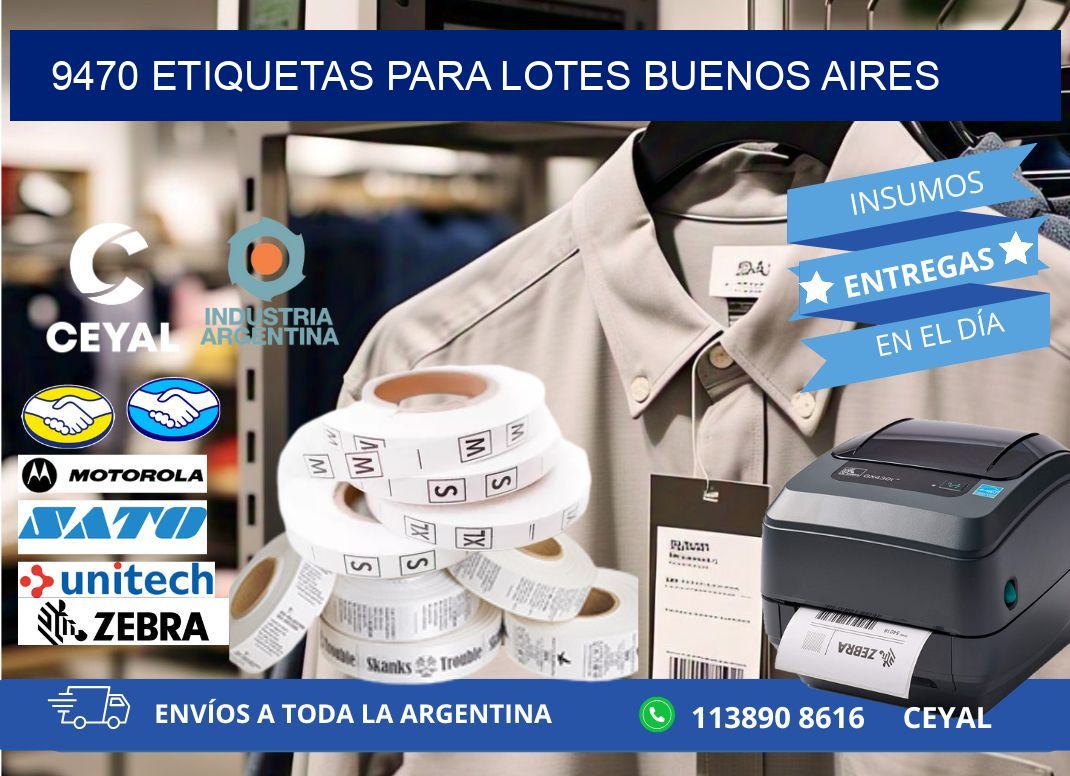 9470 ETIQUETAS PARA LOTES BUENOS AIRES