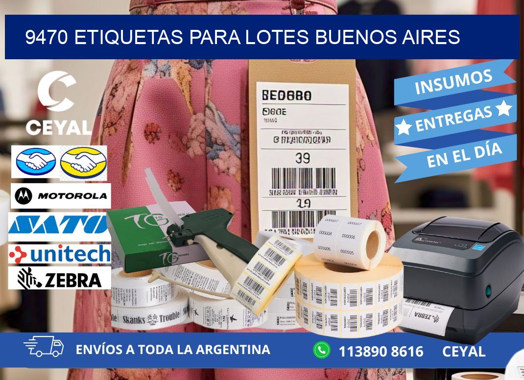 9470 ETIQUETAS PARA LOTES BUENOS AIRES