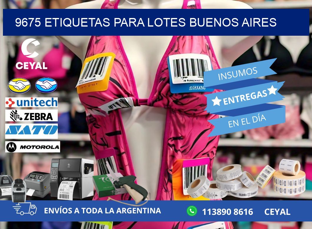 9675 ETIQUETAS PARA LOTES BUENOS AIRES