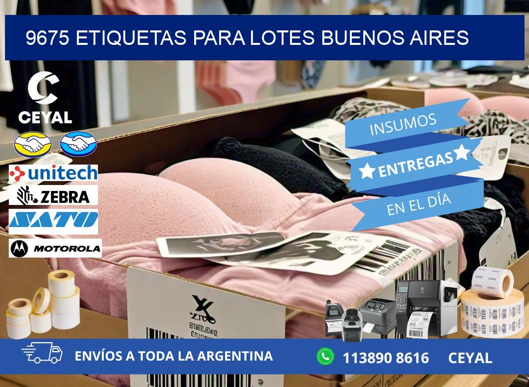 9675 ETIQUETAS PARA LOTES BUENOS AIRES