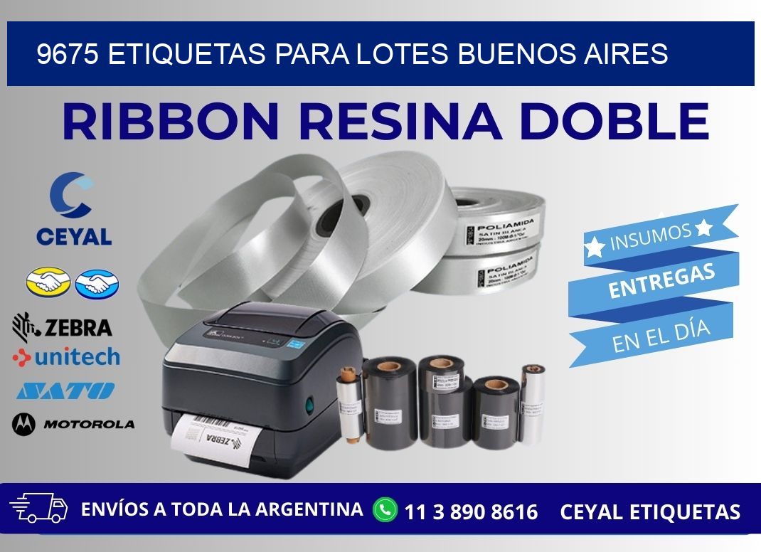 9675 ETIQUETAS PARA LOTES BUENOS AIRES