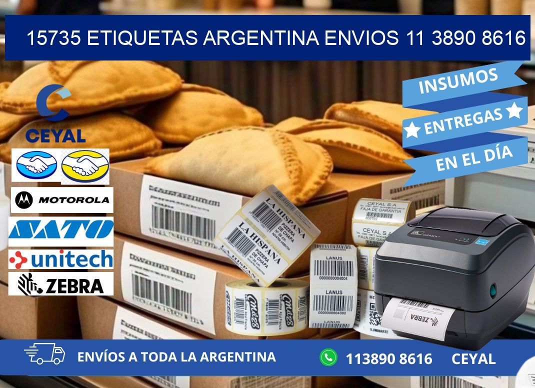 15735 ETIQUETAS ARGENTINA ENVIOS 11 3890 8616