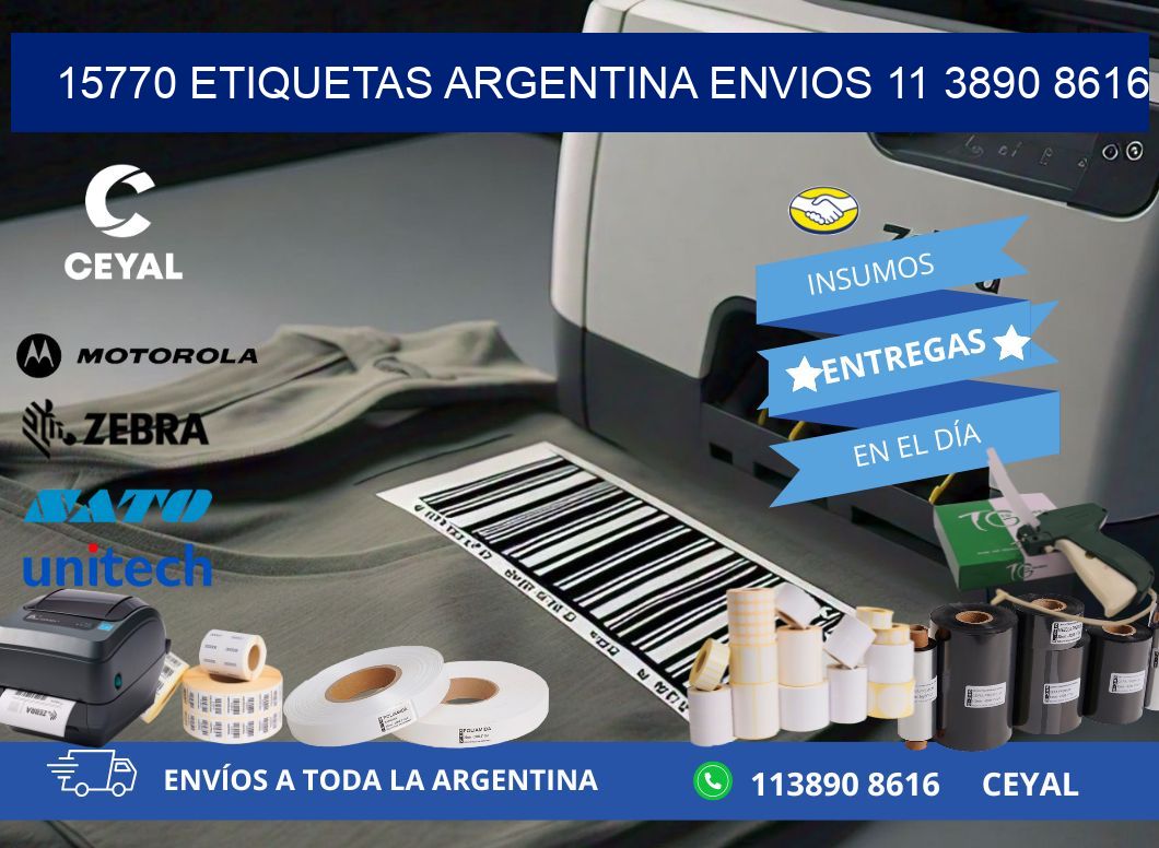 15770 ETIQUETAS ARGENTINA ENVIOS 11 3890 8616