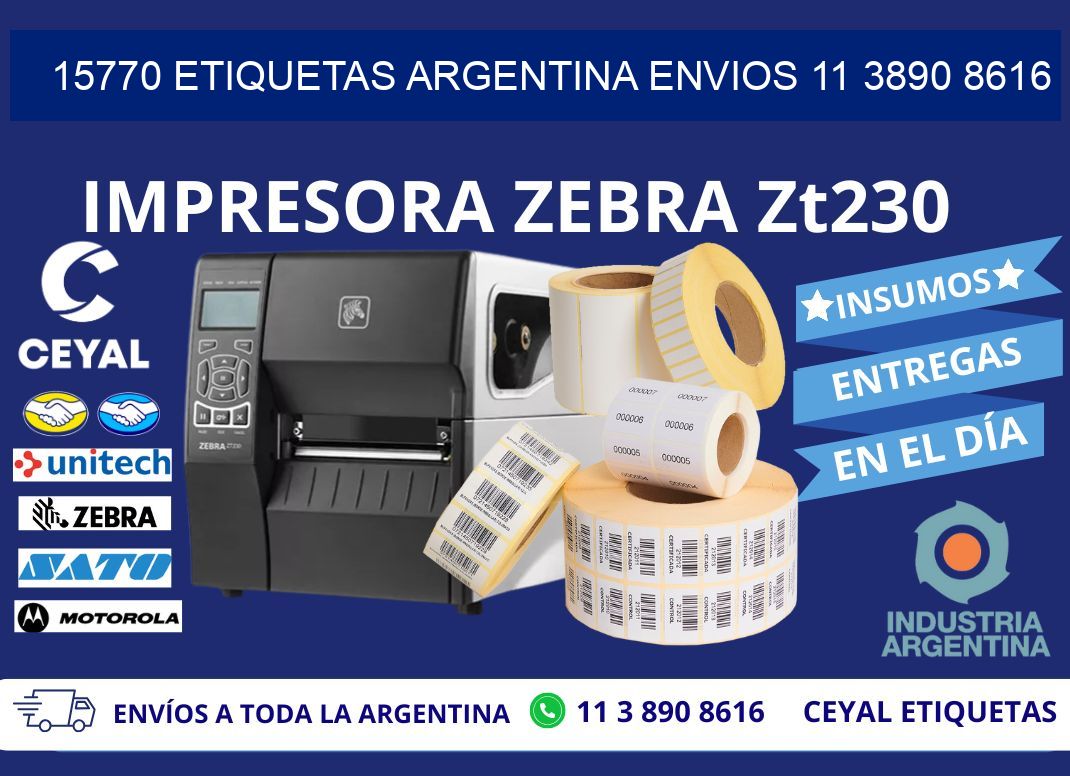 15770 ETIQUETAS ARGENTINA ENVIOS 11 3890 8616