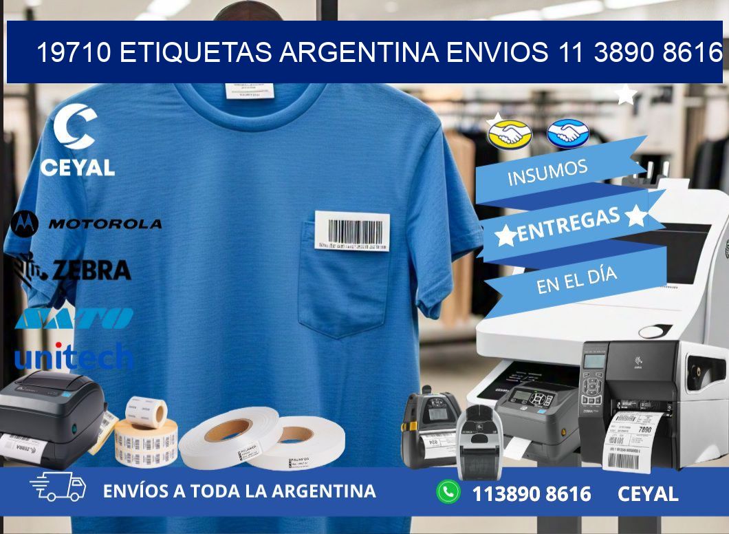 19710 ETIQUETAS ARGENTINA ENVIOS 11 3890 8616