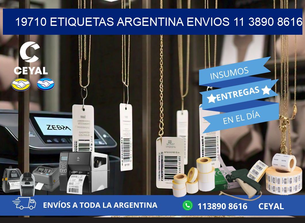 19710 ETIQUETAS ARGENTINA ENVIOS 11 3890 8616
