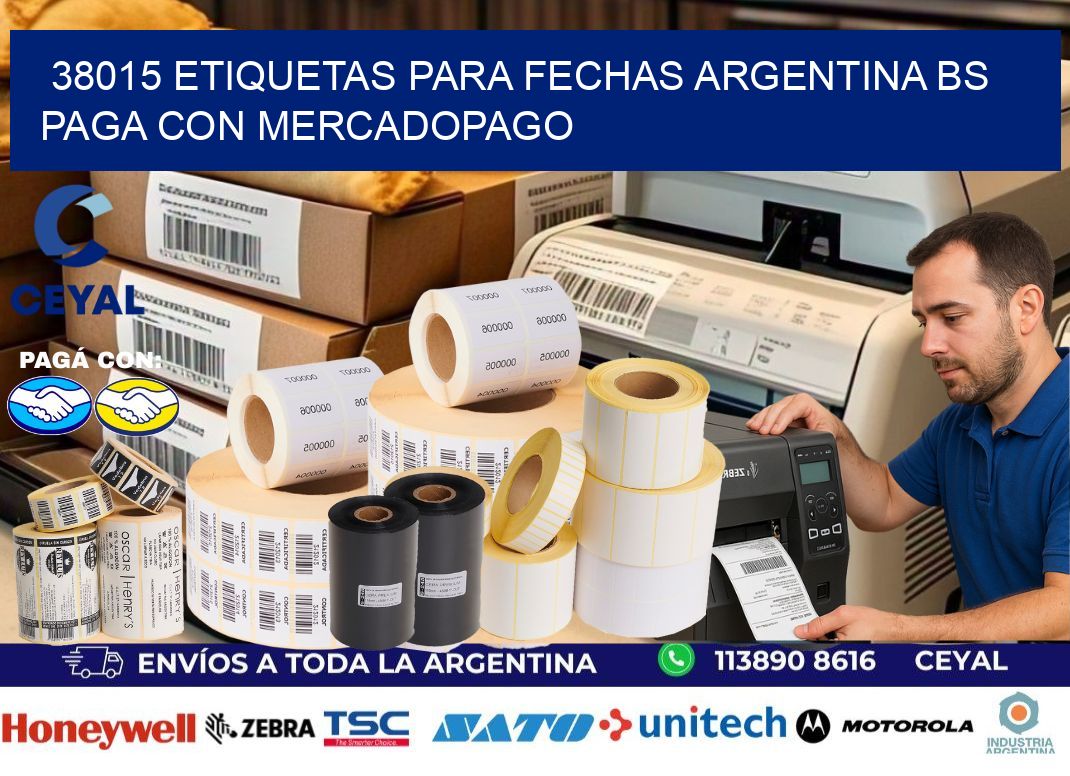 38015 ETIQUETAS PARA FECHAS ARGENTINA BS PAGA CON MERCADOPAGO
