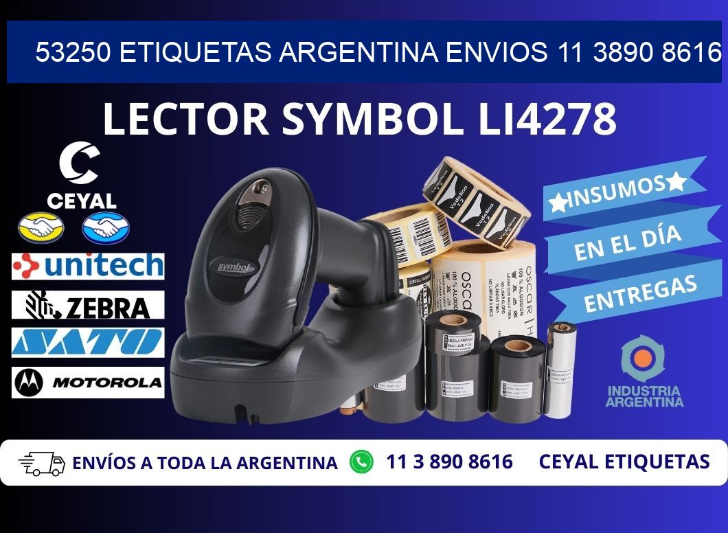 53250 ETIQUETAS ARGENTINA ENVIOS 11 3890 8616