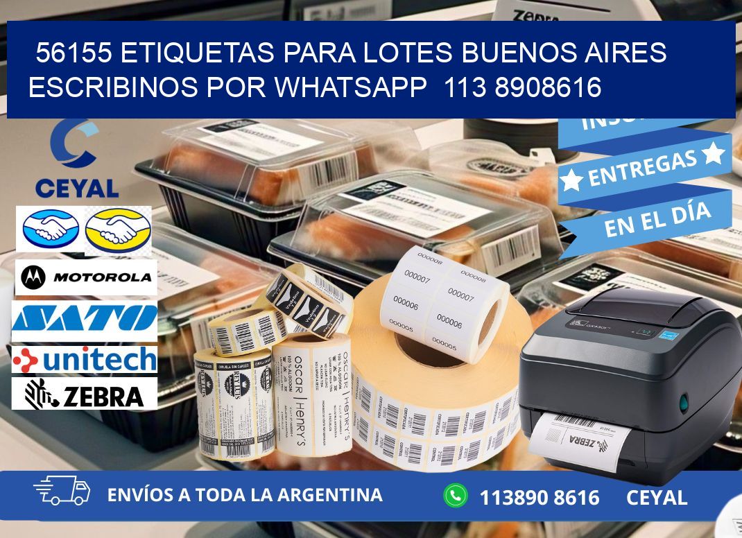 56155 ETIQUETAS PARA LOTES BUENOS AIRES ESCRIBINOS POR WHATSAPP  113 8908616