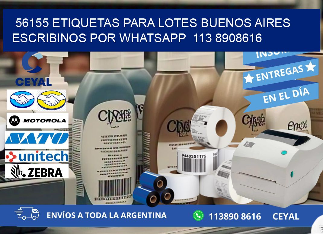 56155 ETIQUETAS PARA LOTES BUENOS AIRES ESCRIBINOS POR WHATSAPP  113 8908616