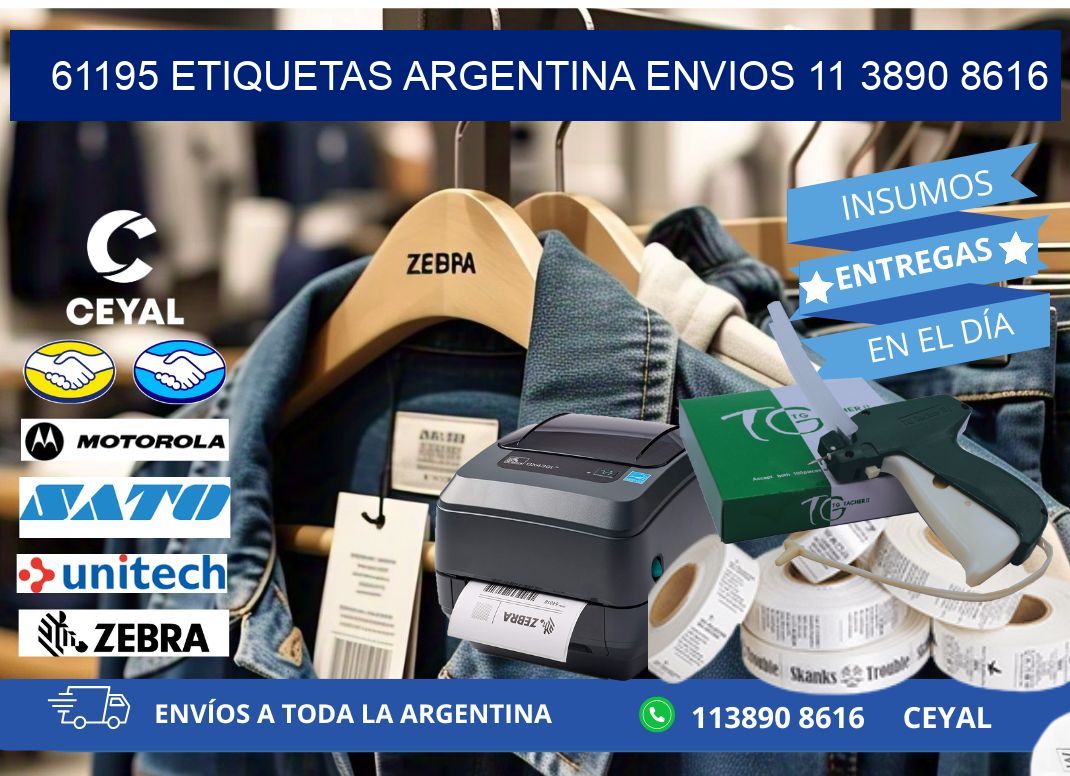 61195 ETIQUETAS ARGENTINA ENVIOS 11 3890 8616