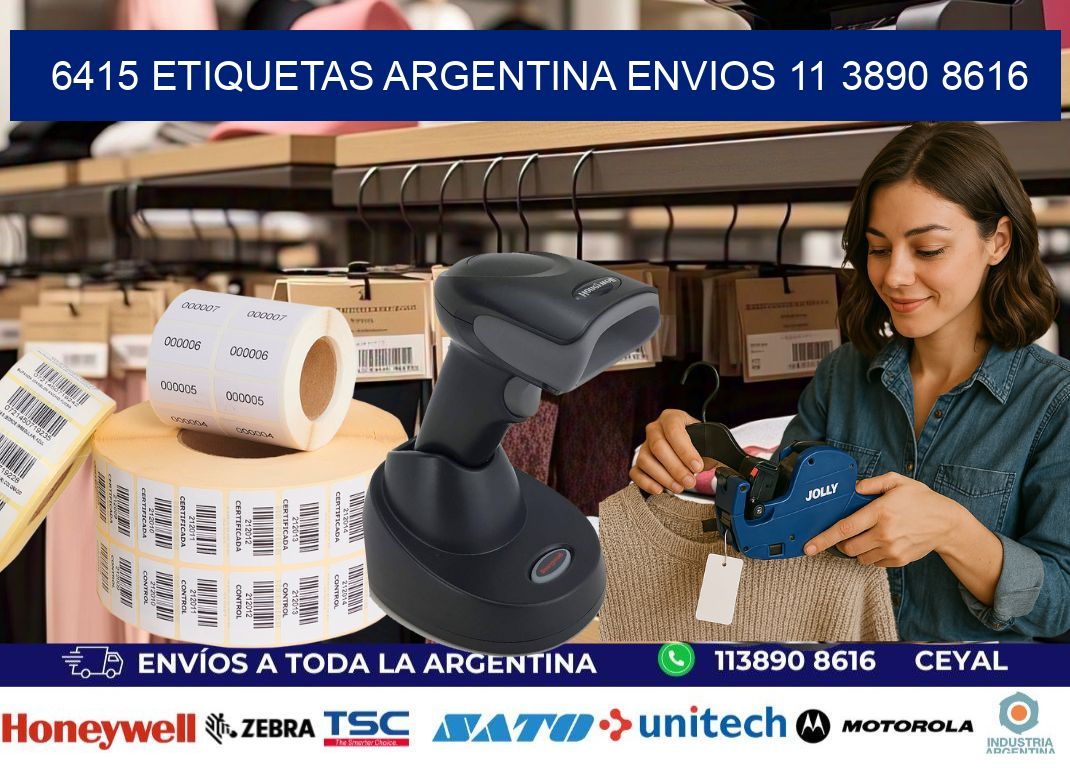 6415 ETIQUETAS ARGENTINA ENVIOS 11 3890 8616