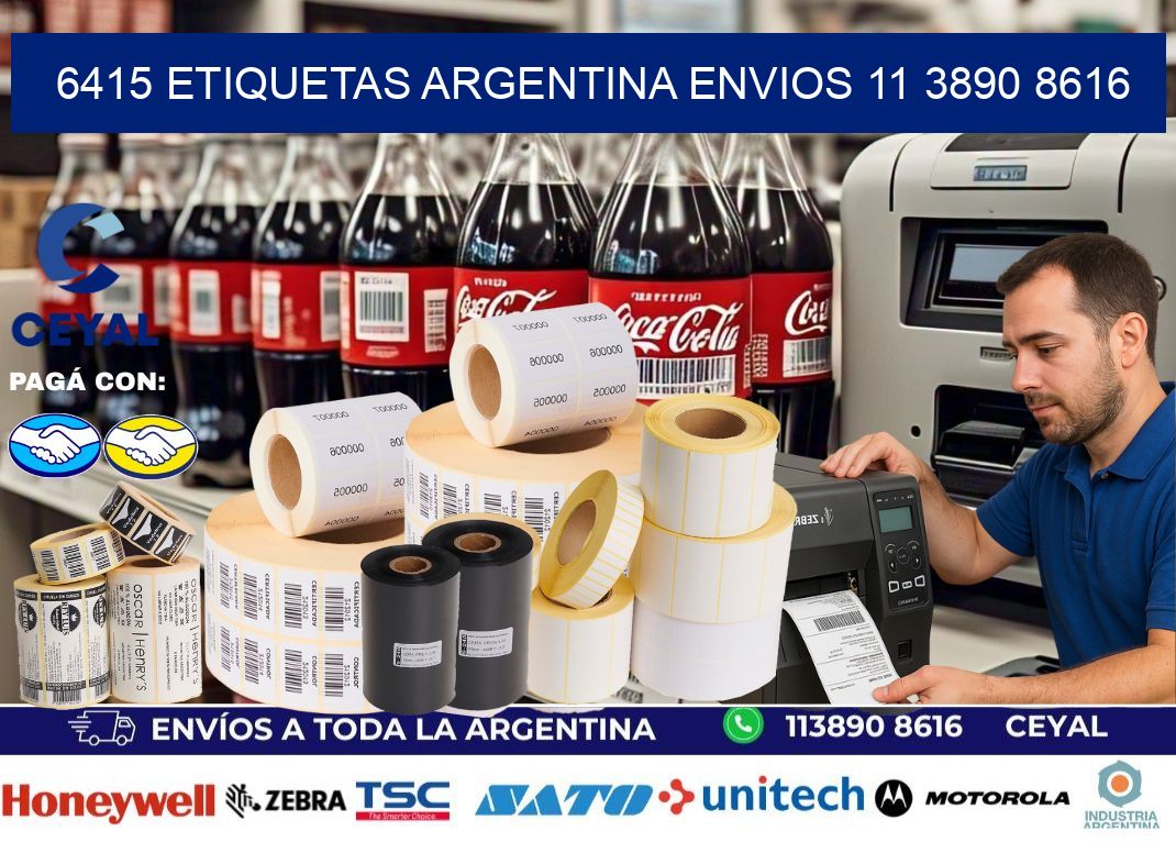 6415 ETIQUETAS ARGENTINA ENVIOS 11 3890 8616