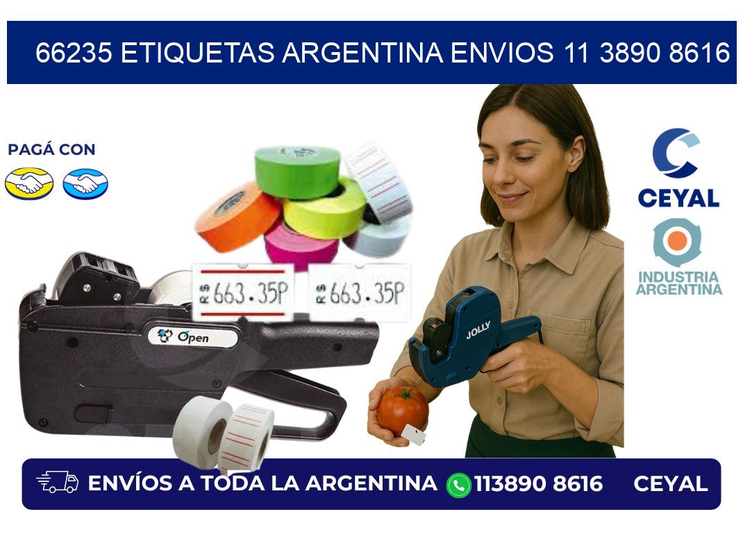 66235 ETIQUETAS ARGENTINA ENVIOS 11 3890 8616