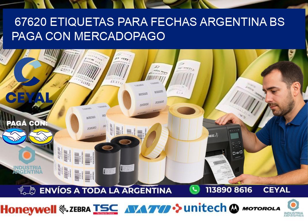 67620 ETIQUETAS PARA FECHAS ARGENTINA BS PAGA CON MERCADOPAGO