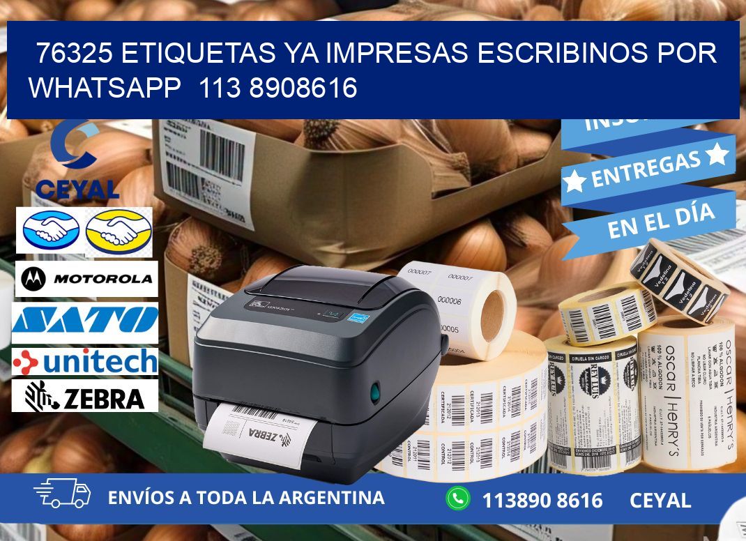 76325 ETIQUETAS YA IMPRESAS ESCRIBINOS POR WHATSAPP  113 8908616