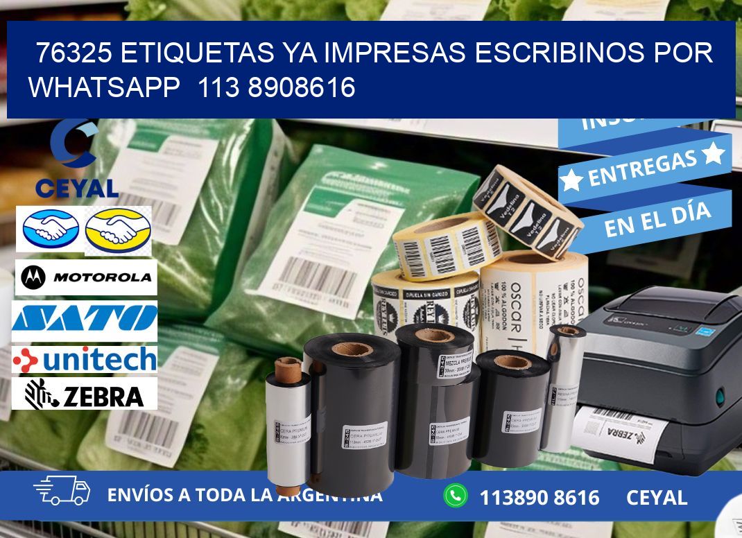 76325 ETIQUETAS YA IMPRESAS ESCRIBINOS POR WHATSAPP  113 8908616