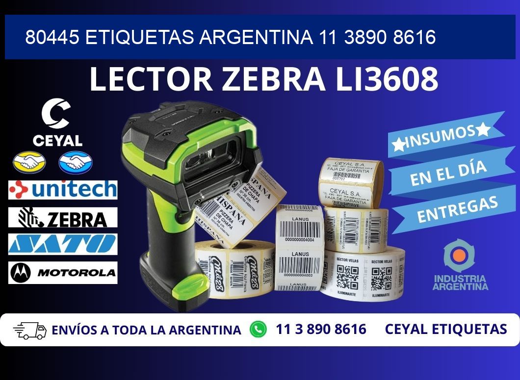 80445 ETIQUETAS ARGENTINA 11 3890 8616