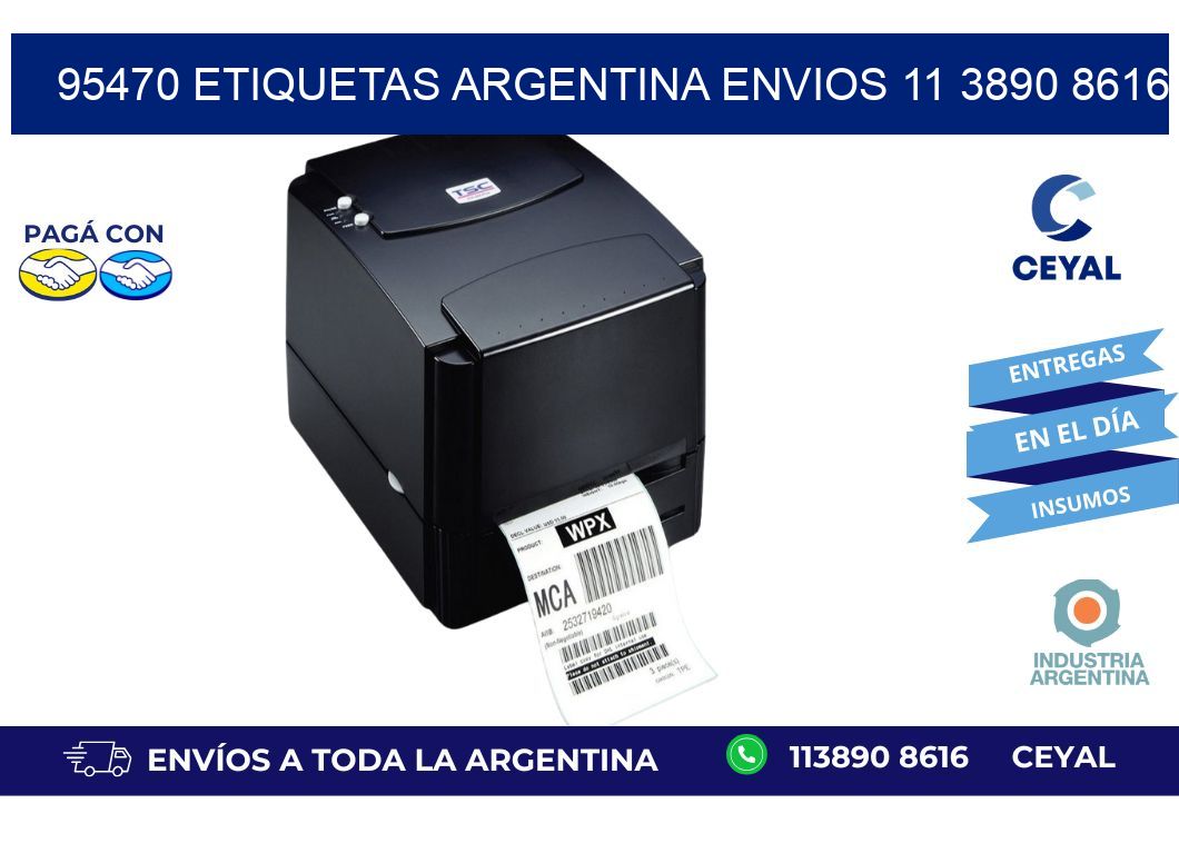 95470 ETIQUETAS ARGENTINA ENVIOS 11 3890 8616