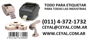 IMPRESORA ETIQUETAS ZEBRA TLP2844 ARGENTINA