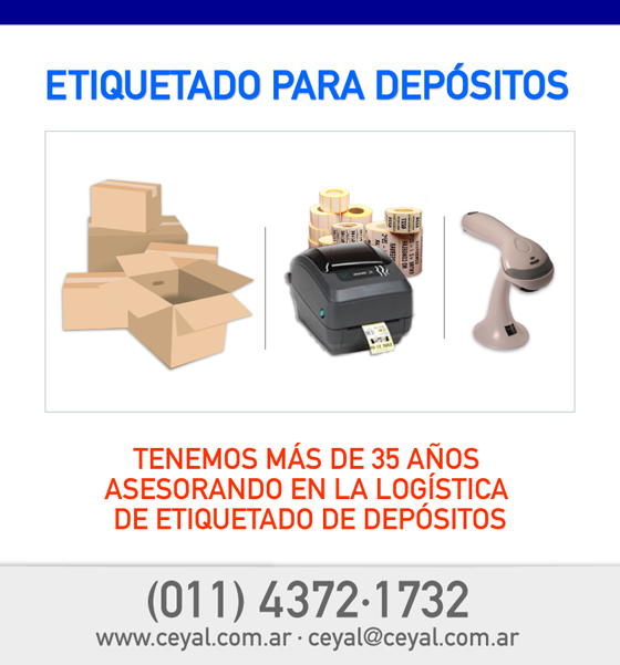 Etiquetado para Depósitos